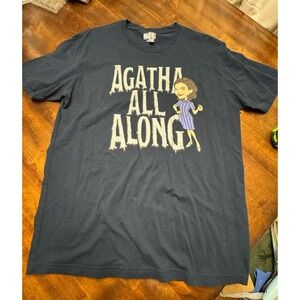 Marvel Studios WandaVision Agatha All Along Purple t-shirt Mens sz Large Disney